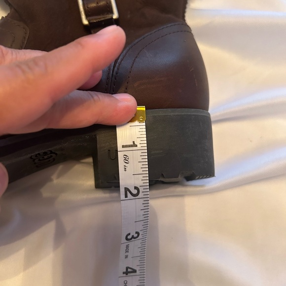 Ugg Australia 1914 Upper Leather Boot Zip Sides Brown Women’s,Size 8.5 - Picture 9 of 16